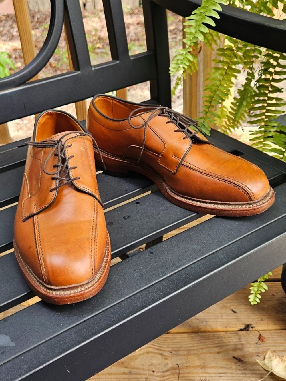 Allen Edmonds Hillcrest bicycle toe Oxford shoe Sz 8 1/2